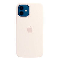Чехол Silicone Case для Apple iPhone 12/12 Pro (White) АА