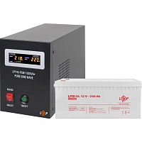 Джерело безперебійного живлення (ДБЖ) LogicPower LPY-B-PSW-1000VA + LPM-GL батарея 12V - 200Ah (5870) - придбати в Дніпрі, Україні: ціна, характеристики | інтернет-магазин TOUCH