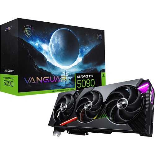Видеокарта MSI GeForce RTX 5090 32G VANGUARD SOC (G5090-32VGS) EU