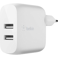Мережевий зарядний пристрій Belkin Boost Up Charge Dual USB-A 24W White (WCB002VFWH) - придбати в Дніпрі, Україні: ціна, характеристики | інтернет-магазин TOUCH Мережевий зарядний пристрій Belkin Boost Up Charge Dual USB-A 24W White (WCB002VFWH) - придбати в Дніпрі, Україні: ціна, характеристики | інтернет-магазин TOUCH