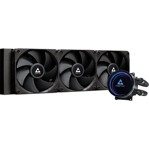 Система водяного охолодження Chieftec Iceberg 360 Dark (CLC-360-BLK) - придбати в Дніпрі, Україні: ціна, характеристики | інтернет-магазин TOUCH