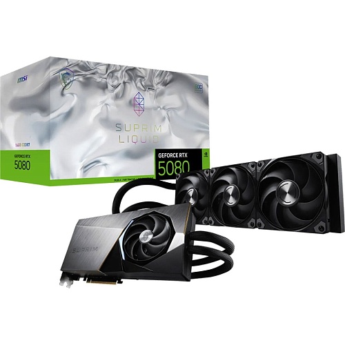 Відеокарта MSI GeForce RTX 5080 16GB Suprim Liquid SOC (G5080-16SLS) UA - придбати в Дніпрі, Україні: ціна, характеристики | інтернет-магазин TOUCH