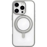 Чохол Blueo Frosted Magnetic Case Rotatable Stand with MagSafe для Apple iPhone 16 Pro Max Grey (BL037-I16PMGRY) - придбати в Дніпрі, Україні: ціна, характеристики | інтернет-магазин TOUCH Чохол Blueo Frosted Magnetic Case Rotatable Stand with MagSafe для Apple iPhone 16 Pro Max Grey (BL037-I16PMGRY) - придбати в Дніпрі, Україні: ціна, характеристики | інтернет-магазин TOUCH