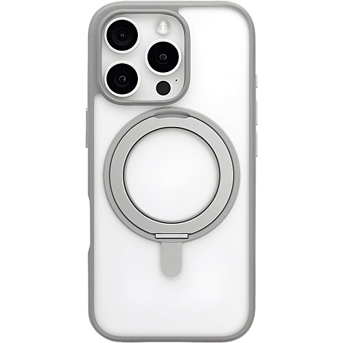 Чехол Blueo Frosted Magnetic Case Rotatable Stand with MagSafe для Apple iPhone 16 Pro Max Grey (BL037-I16PMGRY)