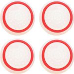 Накладки на стики Thumb Grips 4-pack для PS4/PS5/Xbox White Red