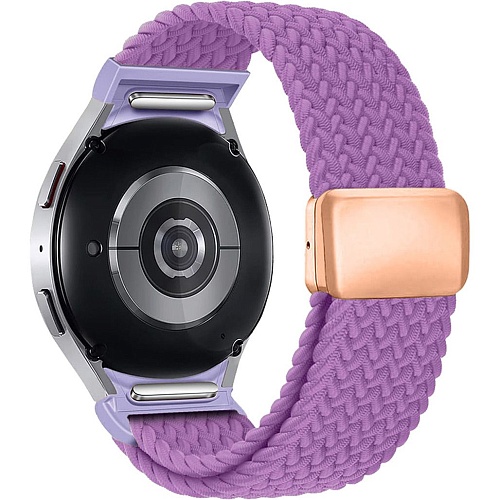 Ремешок ArmorStandart Braided Solo Loop для Samsung Galaxy Watch 7/FE/6/6 Classic/5/5 Pro/4/4 Classic Lilac (ARM86840)