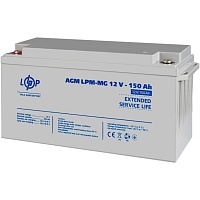 Аккумулятор LogicPower AGM-MG 12V (12V/150Ah/1800Wh) (4197) Аккумулятор LogicPower AGM-MG 12V (12V/150Ah/1800Wh) (4197)