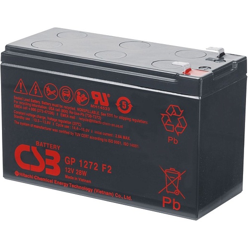 Акумулятор CSB AGM 12V (12V/7.2Ah/86Wh) (GP1272) - придбати в Дніпрі, Україні: ціна, характеристики | інтернет-магазин TOUCH
