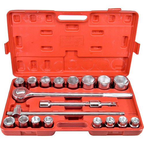 Набор торцевых головок с трещоткой Intertool HT-2221 21шт