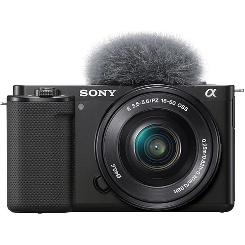 Беззеркальный фотоаппарат Sony ZV-E10 Kit 16-50mm f3.5-5.6 OSS Black (ILCZVE10LB.CEC) UA