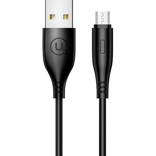 Кабель Usams U18 Round USB-A to Micro-USB 2A 1m Black (SJ268USB01)