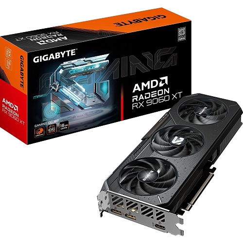 Видеокарта Gigabyte Radeon RX 9060 XT Gaming OC 16G (GV-R9060XTGAMING OC-16GD) EU
