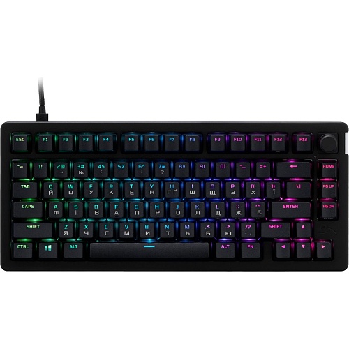 Клавиатура HyperX Alloy Rise 75 PBT HX Red UA Black (7G7A4AA)
