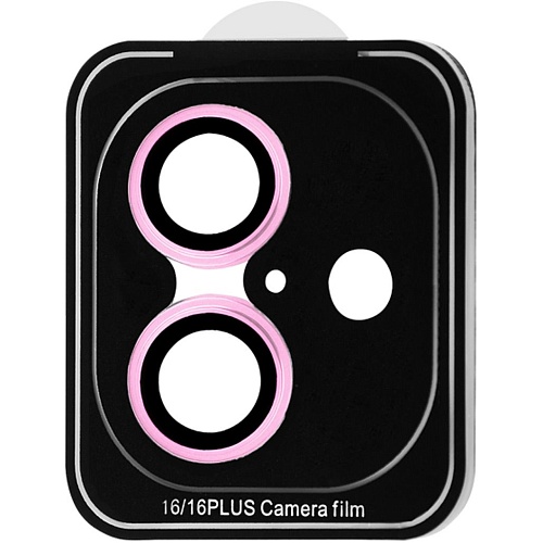Защитное стекло на камеру Proove Achilles для Apple iPhone 16/16 Plus Pink (CPPAIP16PL19)