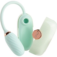 Вакуумный стимулятор Otouch Louis Vibrate Teal (SO9429)