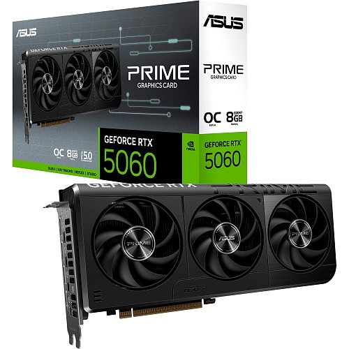 Видеокарта Asus Prime GeForce RTX 5060 8GB OC Edition (PRIME-RTX5060-O8G) UA