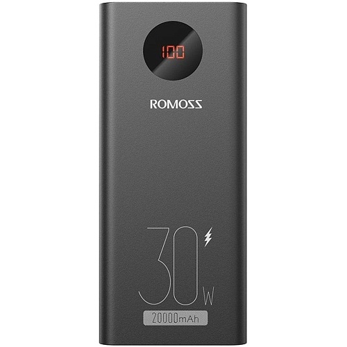 Зовнішній акумулятор Romoss PEA20 20000mAh 30W Black (PEA20-192-2111H) - придбати в Дніпрі, Україні: ціна, характеристики | інтернет-магазин TOUCH