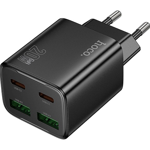 Сетевое зарядное устройство Hoco N55 Fundador 20W Black
