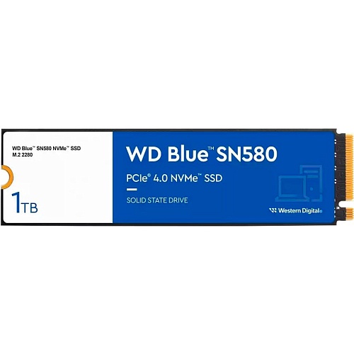 SSD накопитель WD Blue SN580 1TB (WDS100T3B0E)