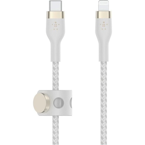 Кабель Belkin Boost Up Charge Pro Flex USB-C to Lightning 1m White (CAA011BT1MWH) - придбати в Дніпрі, Україні: ціна, характеристики | інтернет-магазин TOUCH