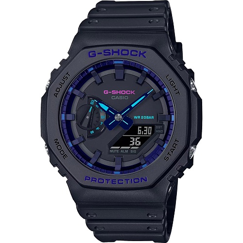 Наручний годинник Casio G-Shock Classic GA-2100VB-1A - придбати в Дніпрі, Україні: ціна, характеристики | інтернет-магазин TOUCH