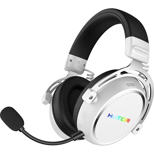 Ігрові навушники Hator Hypergang 3 Wireless White (ESH56) - придбати в Дніпрі, Україні: ціна, характеристики | інтернет-магазин TOUCH