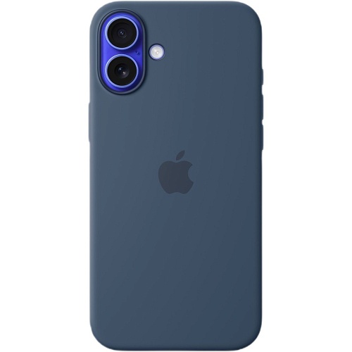 Чехол Silicone Case with MagSafe Apple для iPhone 16 Plus Denim (MYYA3ZM/A)