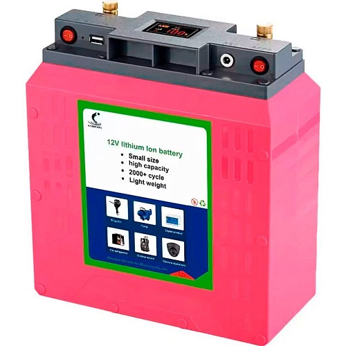 Аккумулятор Kaimeiwei Li-NMC 12V (12V/100Ah/1280Wh) (KMW-12-100-pink)