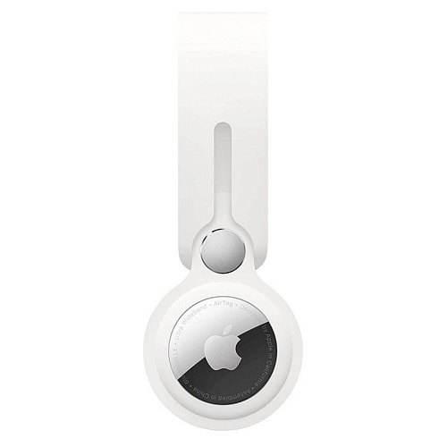 Чехол для Apple AirTag - Silicone Loop (White) HC