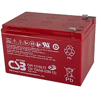 Аккумулятор CSB AGM 12V (12V/15Ah/180Wh) (EVH12150) Аккумулятор CSB AGM 12V (12V/15Ah/180Wh) (EVH12150)