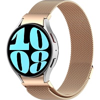 Ремінець ArmorStandart Milanese Magnetic для Samsung Galaxy Watch 7/FE/6/6 Classic/5/5 Pro/4/4 Classic Gold (ARM86844) - придбати в Дніпрі, Україні: ціна, характеристики | інтернет-магазин TOUCH