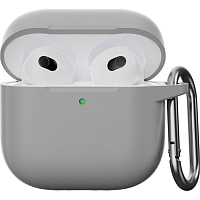 Чехол ArmorStandart Hang Case для Apple AirPods 4 Light Grey (ARM81284) Чехол ArmorStandart Hang Case для Apple AirPods 4 Light Grey (ARM81284)