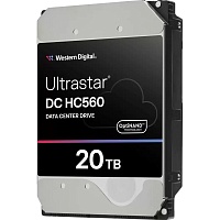 Жесткий диск 3.5" WD Ultrastar DC HC560 20TB SATA 512MB (0F38785/WUH722020BLE6L4)