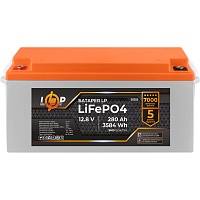 Аккумулятор LogicPower LiFePO4 12.8V - 280 Ah BMS 150A/75А (30355) Аккумулятор LogicPower LiFePO4 12.8V - 280 Ah BMS 150A/75А (30355)