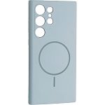 Чехол DK Luxury Silicone Case with MagSafe для Samsung Galaxy S25 Ultra Sky Blue
