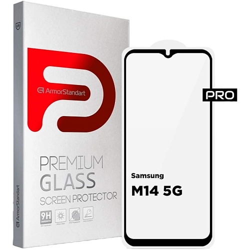 Защитное стекло ArmorStandart Pro для Samsung M14 5G (M146) Black (ARM66667)