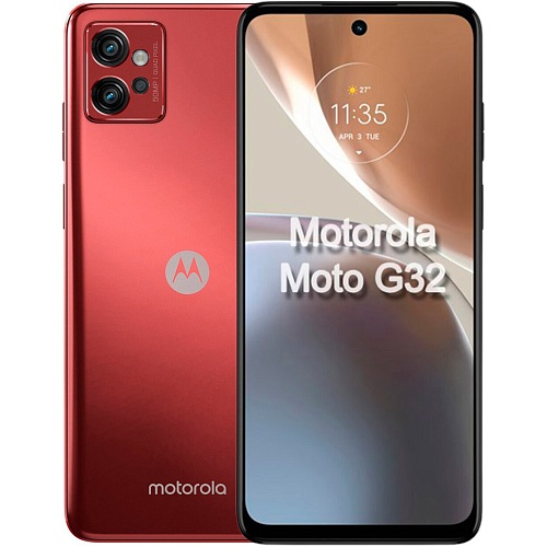 Смартфон Motorola Moto G32 8/256GB Satin Maroon (PAUU0052RS) UA-UCRF