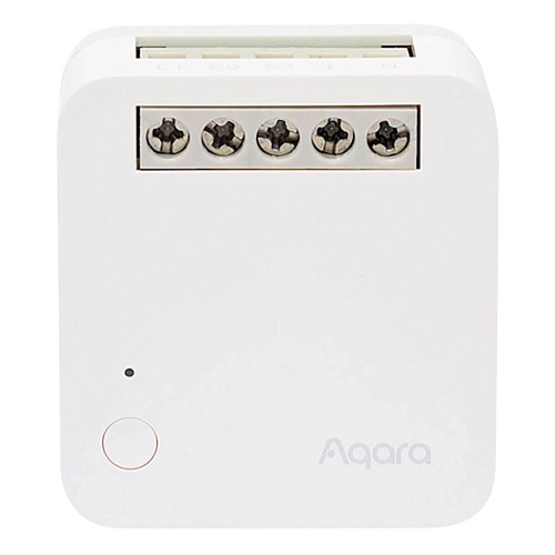 Умное одноканальное беспроводное реле с нейтралью Aqara Single Switch Module T1 With Neutral (DLKZMK11LM)