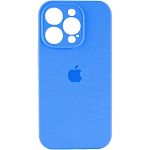 Чехол Silicone Case Camera Protect для Apple iPhone 16 Pro Surf Blue AA