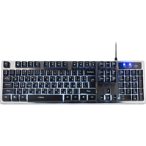 Клавіатура Vinga KBG839 Black - придбати в Дніпрі, Україні: ціна, характеристики | інтернет-магазин TOUCH