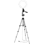Кольцевая LED лампа со штативом AC Prof 1704 16см