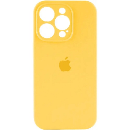 Чехол Silicone Case Camera Protect для Apple iPhone 16 Pro Sunny Yellow AA Чехол Silicone Case Camera Protect для Apple iPhone 16 Pro Sunny Yellow AA