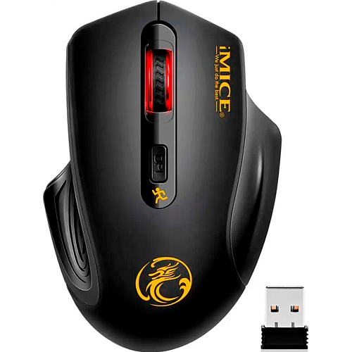 Миша iMice G-1800 Black OEM - придбати в Дніпрі, Україні: ціна, характеристики | інтернет-магазин TOUCH