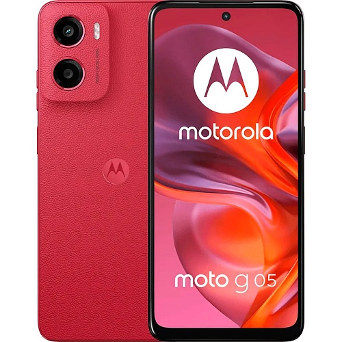 Смартфон Motorola Moto G05 8/256GB Plum Red (PB6L0041RS) UA-UCRF