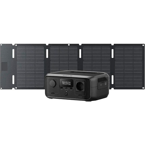 Зарядна станція EcoFlow RIVER 3 UPS with Solar Panel 45W (EF-PR705-UPS-B-45W-EU) EU - придбати в Дніпрі, Україні: ціна, характеристики | інтернет-магазин TOUCH