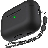 Чехол AhaStyle Colorful Silicone Case для AirPods Pro 2 Black (CP-187-2-C-BK) Чехол AhaStyle Colorful Silicone Case для AirPods Pro 2 Black (CP-187-2-C-BK)
