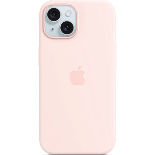 Чехол Apple Silicone Case with MagSafe для iPhone 15 Light Pink (MT0U3ZM/A)