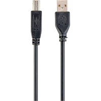 Кабель Cablexpert USB 2.0 AM/BM 3m Black (CCP-USB2-AMBM-10)