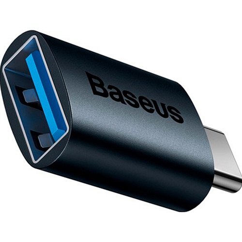 Перехідник Baseus Ingenuity Series Mini OTG Adaptor USB-C to USB-A Blue (ZJJQ000003) - придбати в Дніпрі, Україні: ціна, характеристики | інтернет-магазин TOUCH