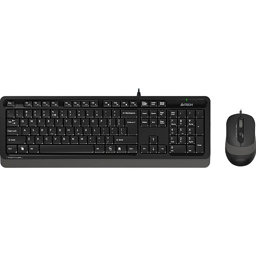Комплект (клавіатура + миша) A4Tech Fstyler F1010 Black/Grey (1147539) - придбати в Дніпрі, Україні: ціна, характеристики | інтернет-магазин TOUCH